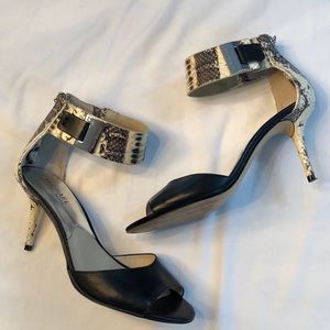 Michael Kors snakeskin heels